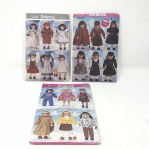 Butterick 5110 LOT 3 PATTERNS 18" Doll Apron